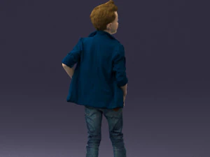 boy in pose 0275 3D Model