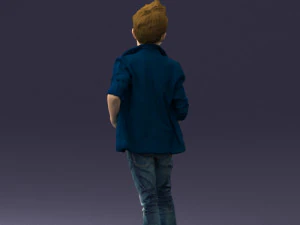 boy in pose 0275 3D Model