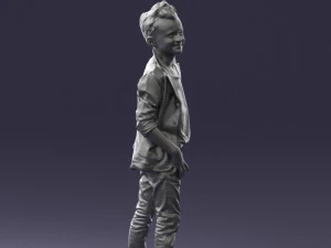 boy in pose 0275 3D Model