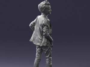 boy in pose 0275 3D Model