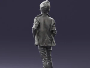 boy in pose 0275 3D Model