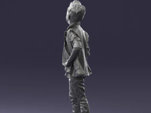 boy in pose 0275 3D Model