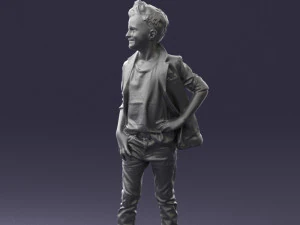 boy in pose 0275 3D Model