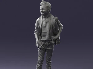 boy in pose 0275 3D Model