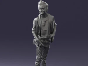 boy in pose 0275 3D Model