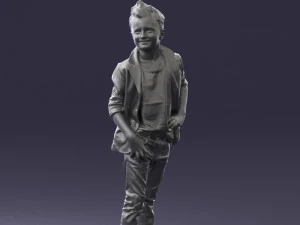 boy in pose 0275 3D Model