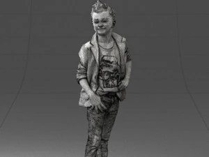 boy in pose 0275 3D Model