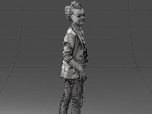 boy in pose 0275 Modèle 3D