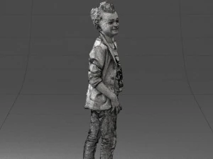 boy in pose 0275 3D Model