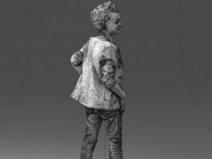boy in pose 0275 3D Model