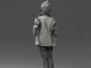 boy in pose 0275 3D Model