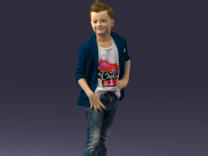 boy in pose 0275 3d print ready 3D Print Model