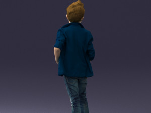 boy in pose 0275 3d print ready 3D 프린트 모델