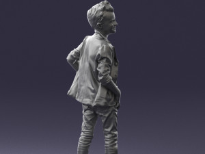 boy in pose 0275 3d print ready 3D 프린트 모델
