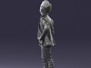 boy in pose 0275 3d print ready 3D 프린트 모델