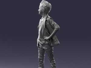boy in pose 0275 3d print ready 3D 프린트 모델