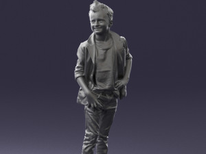 boy in pose 0275 3d print ready 3D 프린트 모델