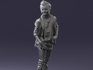 boy in pose 0275 3d print ready 3D 프린트 모델