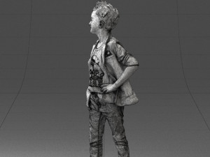 boy in pose 0275 3d print ready 3D 프린트 모델