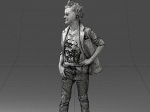 boy in pose 0275 3d print ready 3D 프린트 모델