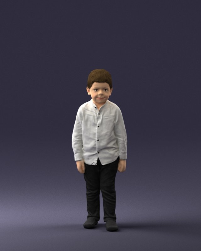 boy in pose 0278 Modelo 3D .c4d .max .obj .3ds .fbx .stl .blend 