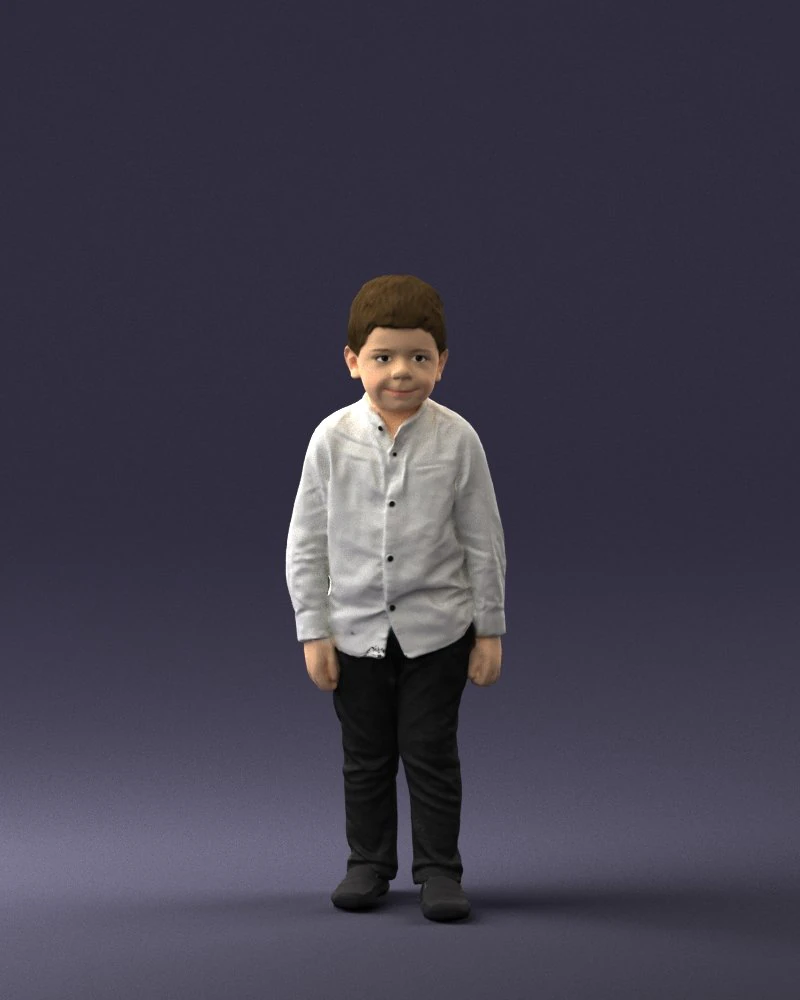 boy in pose 0278 3D Model .c4d .max .obj .3ds .fbx .stl .blend 
