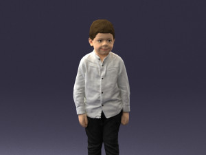 boy in pose 0278 Modelo 3D