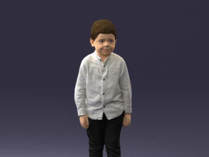 boy in pose 0278 3D Model