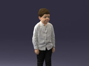 boy in pose 0278 3D Model