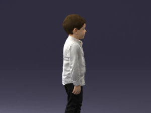 boy in pose 0278 3D Model