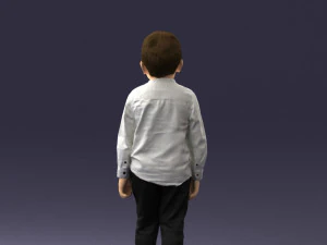 boy in pose 0278 3D Model