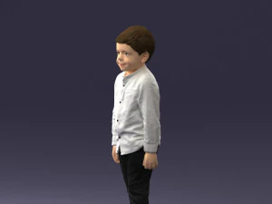 boy in pose 0278 3D Model