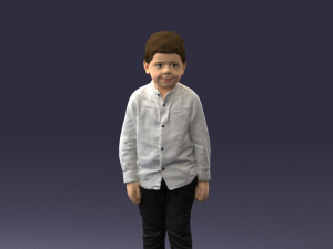 boy in pose 0278 Modelo 3D