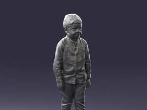 boy in pose 0278 Modelo 3D