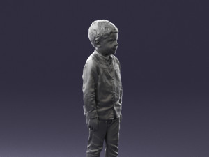 boy in pose 0278 Modelo 3D
