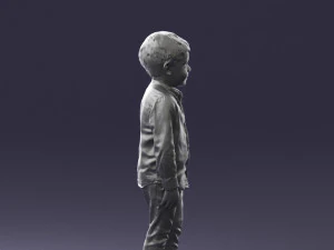 boy in pose 0278 3D Model