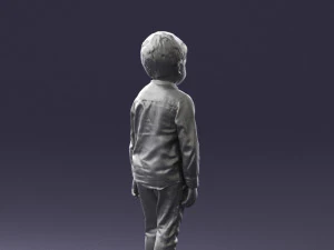 boy in pose 0278 3D Model