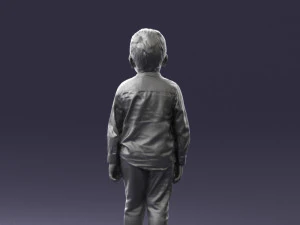 boy in pose 0278 3D Model