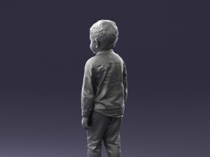 boy in pose 0278 Modelo 3D