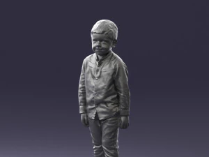 boy in pose 0278 3D Model