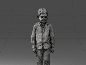 boy in pose 0278 Modelo 3D