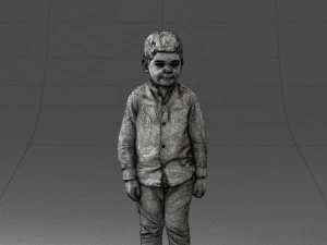 boy in pose 0278 3D Model