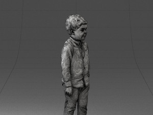 boy in pose 0278 Modelo 3D