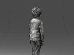 boy in pose 0278 3D Model