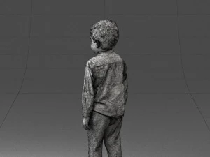 boy in pose 0278 3D Model