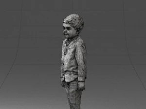 boy in pose 0278 3D Model
