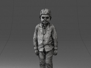 boy in pose 0278 Modelo 3D