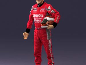 man in motorcycle clothes 0276 3D Model