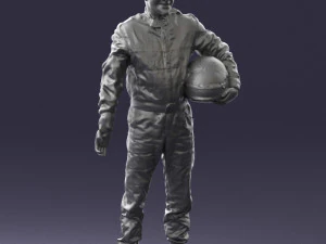 man in motorcycle clothes 0276 3D Model