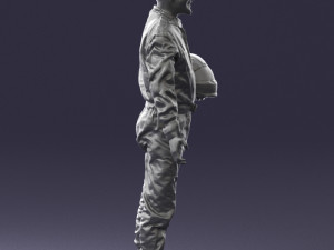 man in motorcycle clothes 0276 3D 模型